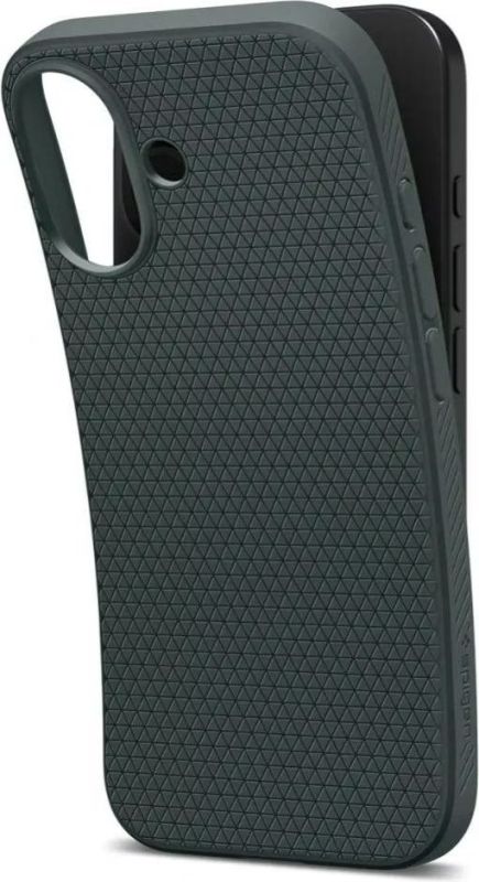 Чохол Spigen для iPhone 17, Liquid Air, Abyss Green
