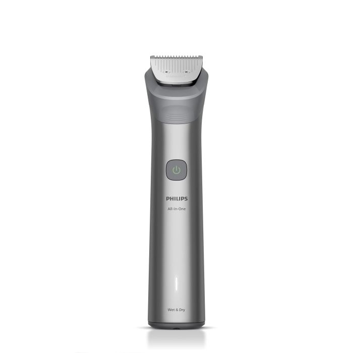Триммер Philips Series 5000 для тела и интимных зон , акум., насадок-9, сталь, серый