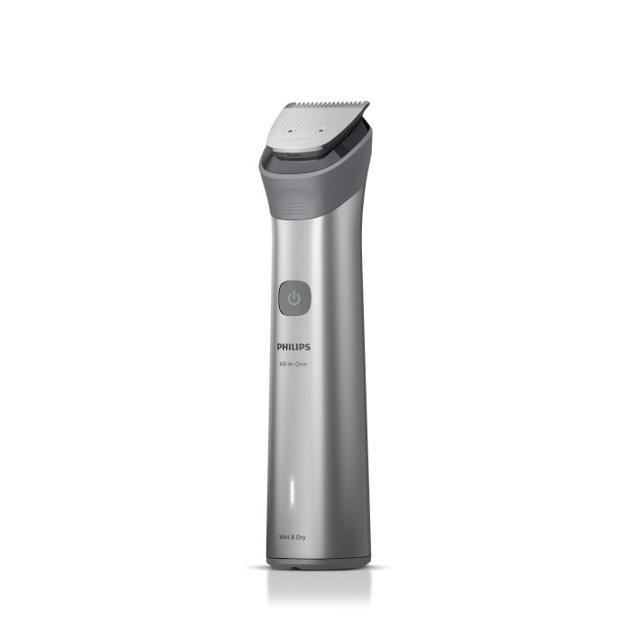 Триммер Philips Series 5000 для тела и интимных зон , акум., насадок-9, сталь, серый