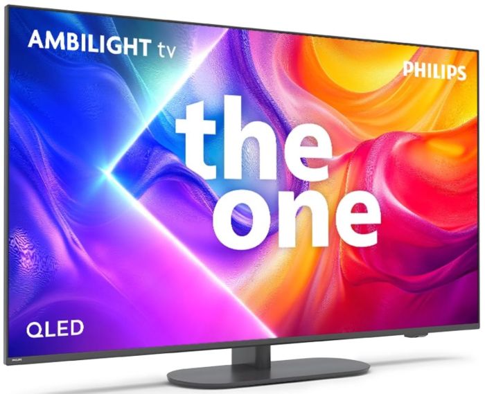 Телевизор 55" Philips QLED 4K 144Hz Smart Titan OS Black Ambilight