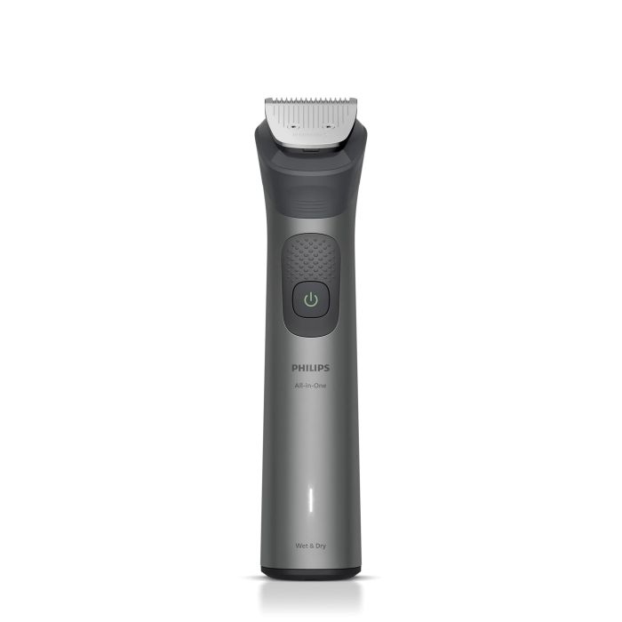 Триммер Philips Series 7000 для бороды, головы, тела, акум., насадок-15, сталь, серый