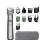 Триммер Philips Series 5000 для бороды, головы, тела, насадок-11, сталь, серый