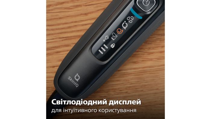 Бритва електр. Philips Series 7000 роторная,  бритв.головок-3, Li-Ion, сух.+влажн., триммер, индикат. заряда, триммер, чехол, синий