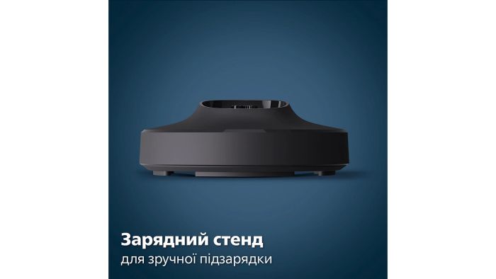 Бритва електр. Philips Series 7000 роторная,  бритв.головок-3, Li-Ion, сух.+влажн., триммер, индикат. заряда, триммер, чехол, синий