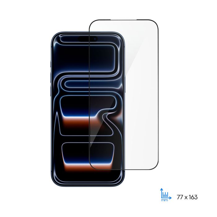 Захисне скло 2E для iPhone 17Pro Max(6.9), 2.5D FCFG, (1 Pack), чорна рамка