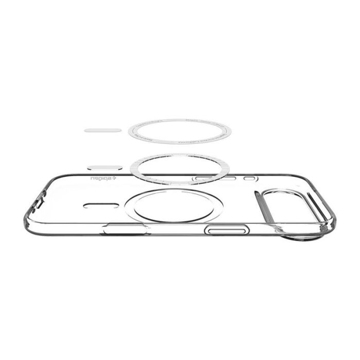 Чохол Spigen для iPhone 17 Air, Liquid Crystal MagFit, Clear White