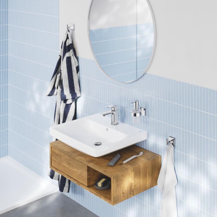 Смеситель для раковины Grohe QuickFix Dice S-размера, дл. излива - 106мм, неповоротный, 1 рычаг, хром