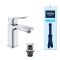 Змішувач для раковини Grohe QuickFix Dice S-розміру, довж. виливу - 106мм, неповоротний, 1 важіль, хром