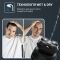 Бритва електр. для голови Rowenta роторна Gentle Bald,  бритв.головок-5, Li-Ion, сух.+волог., чорно-синій
