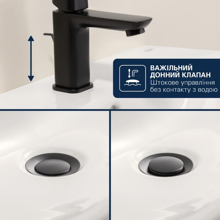 Смеситель для биде Grohe QuickFix Dice Black необратимый, матовый черный
