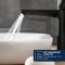 Смеситель для раковины Grohe QuickFix Dice Black XL-размера, дл. излива – 161мм, неповоротный, 1 рычаг, черный матовый