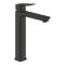 Смеситель для раковины Grohe QuickFix Dice Black XL-размера, дл. излива – 161мм, неповоротный, 1 рычаг, черный матовый
