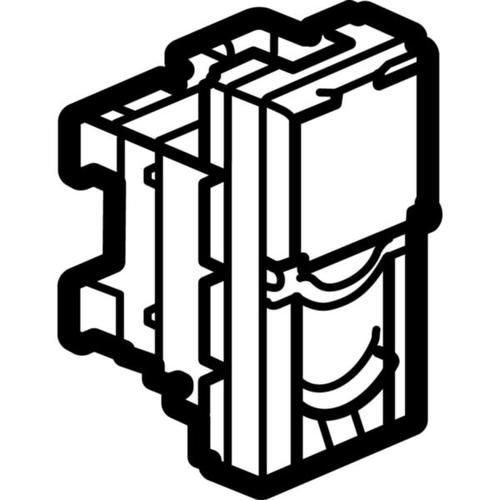 Розетка Legrand Mosaic, CAT 5e, RJ45, UTP, інформаційна, 1 модуль, білий