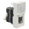 Розетка Legrand Mosaic, CAT 5e, RJ45, UTP, інформаційна, 1 модуль, білий