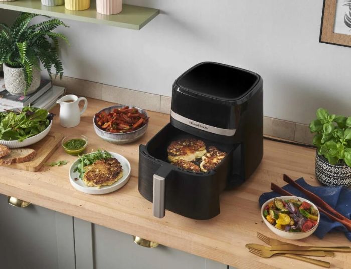 Мультипеч Russell Hobbs 1500Вт, чаша-5.5л, электронное управл., 9 авто. программ, пластик, чорний