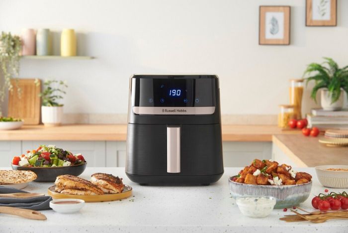 Мультипеч Russell Hobbs 1500Вт, чаша-5.5л, электронное управл., 9 авто. программ, пластик, чорний