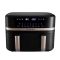 Мультипіч Russell Hobbs Satis Fry DualBaske 2800Вт, чаша-4.5/4.5л, сенсорне управл., 9 авто. программ, пластик, чорний