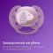 Пустышка Avent Ultra Soft, 6-18 мес., Дизайн для девушек, 2 шт.