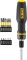 Отвертка DeWalt FULL FIT Telescoping, 10 насадок, рукоятка двухкомпонентная, 25-50мм, 10 бит, SL, PH, SQ