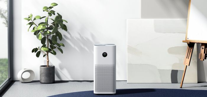 Очисник повітря Xiaomi Smart Air Purifier 4, 48м2, 400м3/год, HEPA +вугільний фільтр, іонізація, дисплей, білий