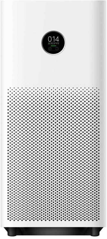 Очисник повітря Xiaomi Smart Air Purifier 4, 48м2, 400м3/год, HEPA +вугільний фільтр, іонізація, дисплей, білий