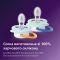 Пустышка Avent Ultra Air, 0-6 мес., 2шт, дизайн для мальчиков.