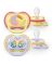 Пустышка Avent Ultra Air, 0-6 мес., 2 шт, дизайн для девочек.