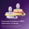 Пустышка Avent Ultra Air, 0-6 мес., 2 шт, дизайн для девочек.