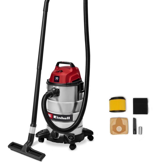 Пилосос професійний Einhell TC-VC 3055 S 950Вт 190мБар 30л 4.8кг