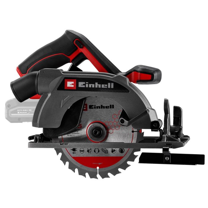 Пила дисковая аккумуляторная Einhell TP-CS 18/165 Li BL-Solo 18В 4200об/мин 165х20мм 2.9кг без АКБ и ЗП