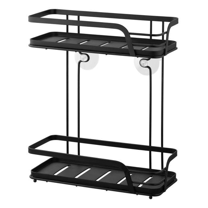 Полка 2-ярусная Ardesto Vigor 26.5х14х31см, металл, полипропилен, черный
