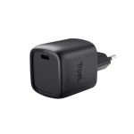 Зарядний пристрій мережевий Trust Maxo 30Вт, GaN, USB-C, PD/PPS, чорний