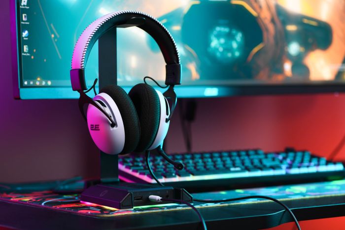 Гарнитура игровая 2E GAMING HG310 V2, mini-jack, 1.5м, белый