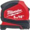 Рулетка Milwaukee Pro Compact, 5м/16фтх25мм, с фиксатором сматывания, АБС-пластик