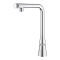 Смеситель для кухни Grohe Scala Smart Control, длина излива - 318мм, поворотный/вытяжной, кнопка/вращающаяся рукоять, хром