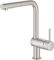 Смеситель для кухни Grohe Vento, дл.излива - 223 мм, поворотный, 1 рычаг, супер сталь