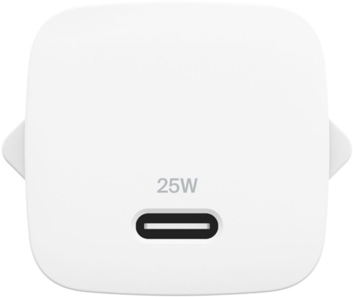 Зарядное устройство сетевое Belkin 25Вт USB-C PD PPS, белый