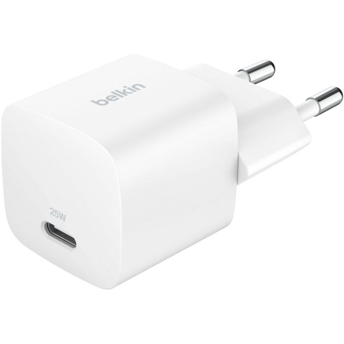 Зарядное устройство сетевое Belkin 25Вт USB-C PD PPS, белый