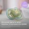 Набір пляшка для годування Avent Natural 125 мл, природній потік + Пустушка Ulta Air 0-6м