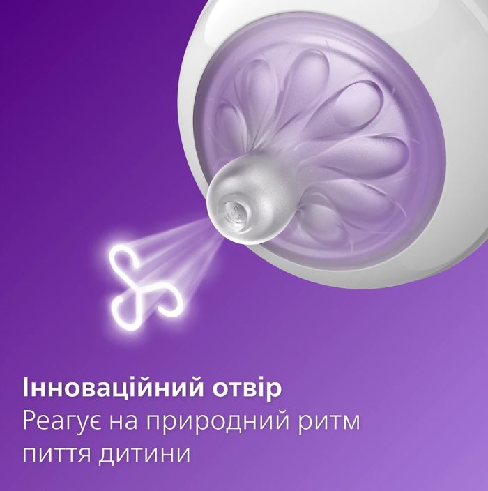 Бутылочка для кормления Avent Natural 260мл, Природный поток