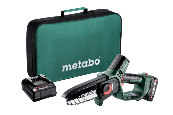 Пила цепная аккумуляторная Metabo MS 18 LTX 15 18В 1х2А·ч шина 15см 5м/сек 2кг