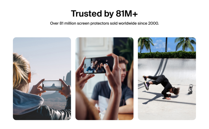 Защитное стекло Belkin для iPhone Air, Screen Protector (1 Pack)