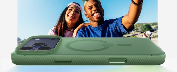 Чехол Belkin для iPhone 17 Pro Max, Magnetic Protective Grip, Sage