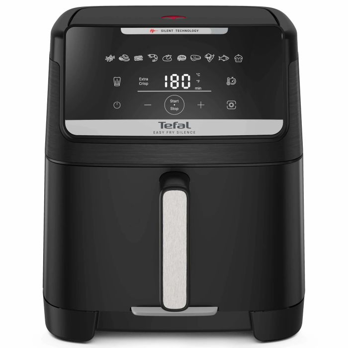 Мультипечь Tefal Easy Fry Silence XXL, 1800Вт, чаша-7л, сенсорное управл., пластик, черный