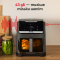 Мультипіч Tefal Easy Fry Silence XXL, 1800Вт, чаша-7, сенсорне керув., 10 програм, з віконцем, пластик, темно-сірий