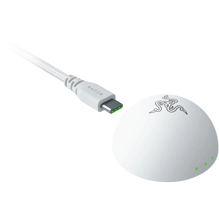Мышь Razer DeathAdder V4 Pro Gen-2, RGB, USB-A/WL/BT, белый