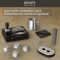Кофеварка Krups рожковая Precision+, 3.5л, молотый, 15 бар, серый
