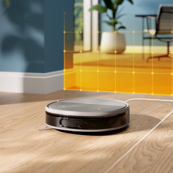Робот-пылесос Philips Series 9000, h=9.8см, влажная уборка, конт пыль -0.21л, вода -0.22л, автон. раб. до 280мин, EPA 11, черный металик