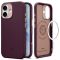 Чехол Spigen для iPhone 17, Nano Pop MagFit, Burgundy Bean
