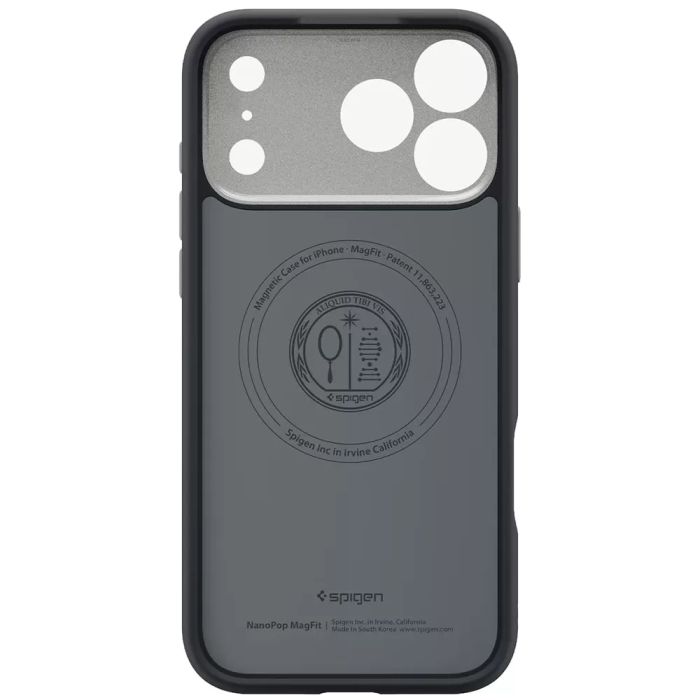 Чехол Spigen для iPhone 17 Pro Max, Nano Pop MagFit, Black Sesame